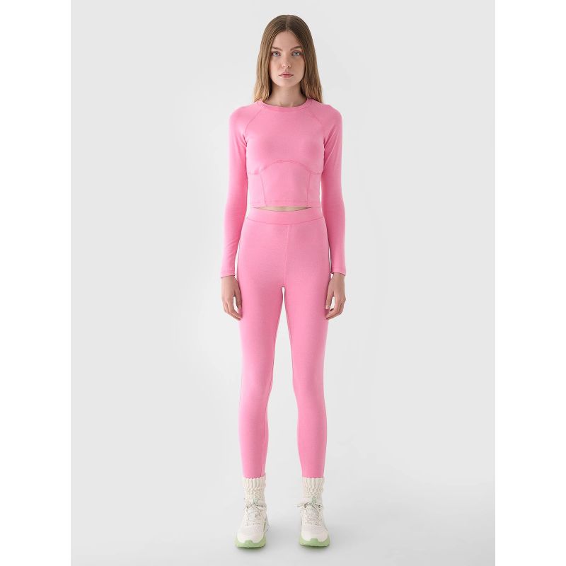 Longsleeve cropped smooth women's 4F 4FRAW24TLONF503-54S *Kategoria tymczasowa Your Sports Performance