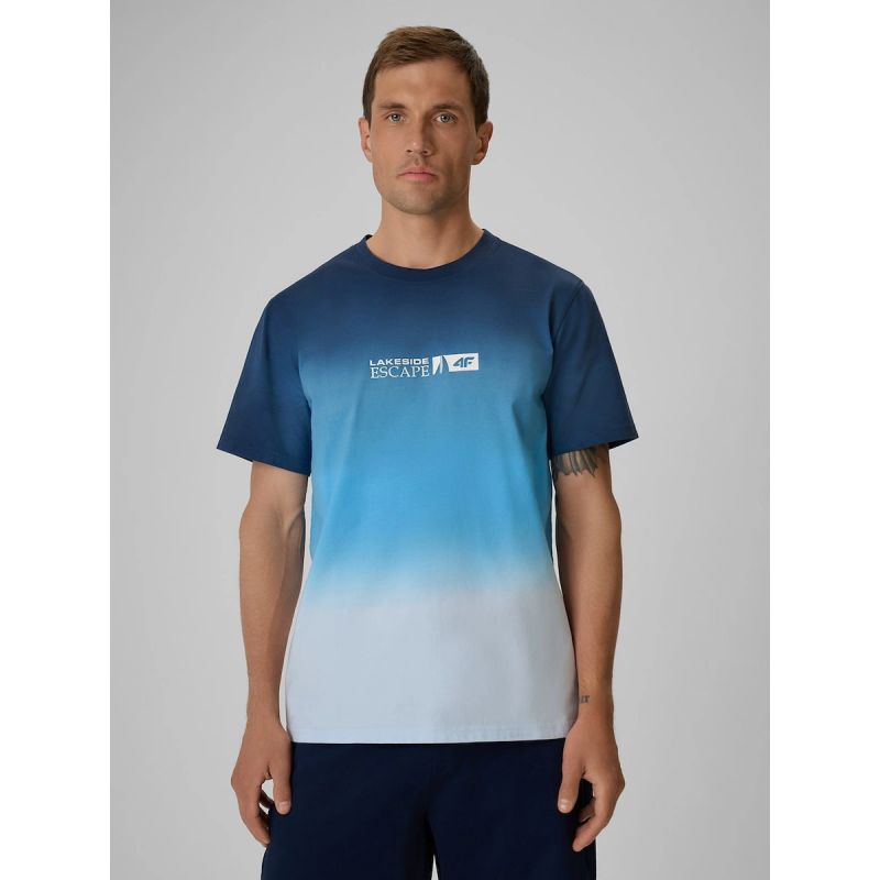Men's regular printed T-shirt 4F 4FRSS26TTSHM3995-31S