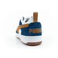 Puma Rebound v6 men's sports sneakers fashionable comfortable white navy brown Puma
