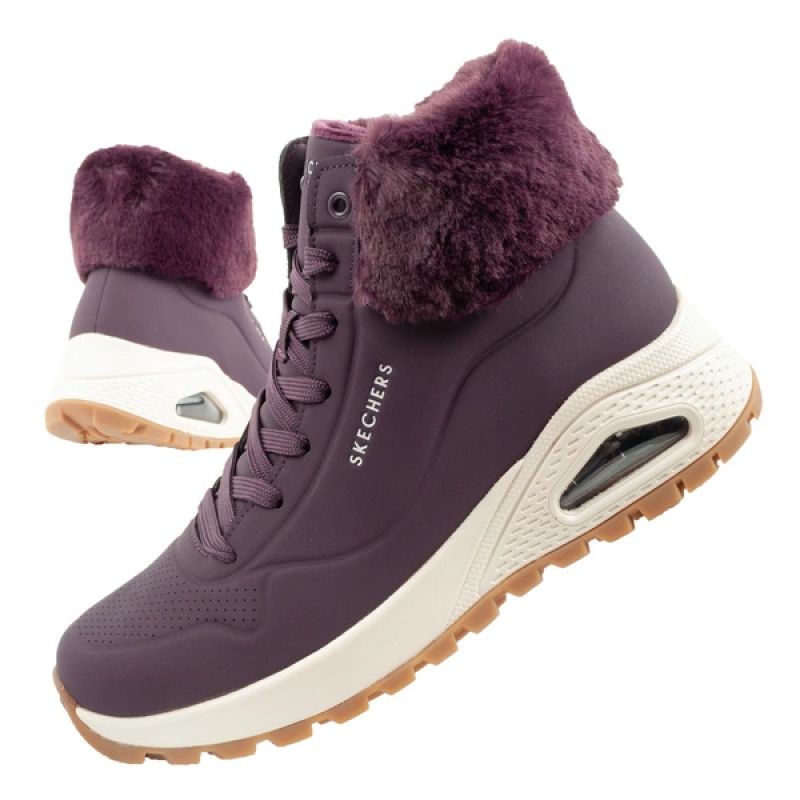 Skechers Uno Rugged Women's Insulated Winter Boots Purple Skechers