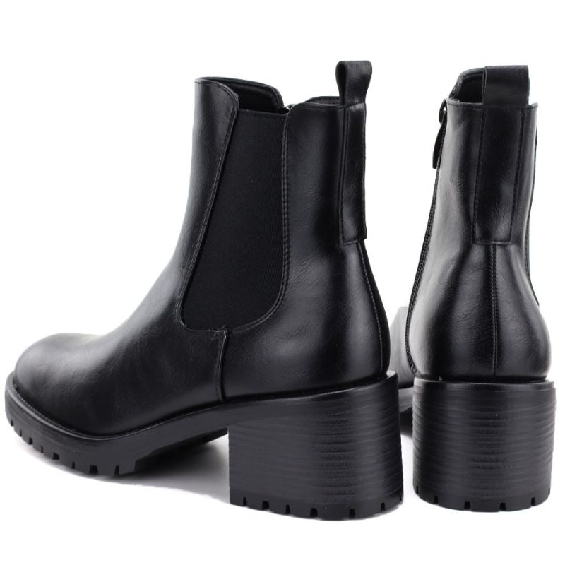 Women's ankle boots, insulated, black, Potocki SZ12742