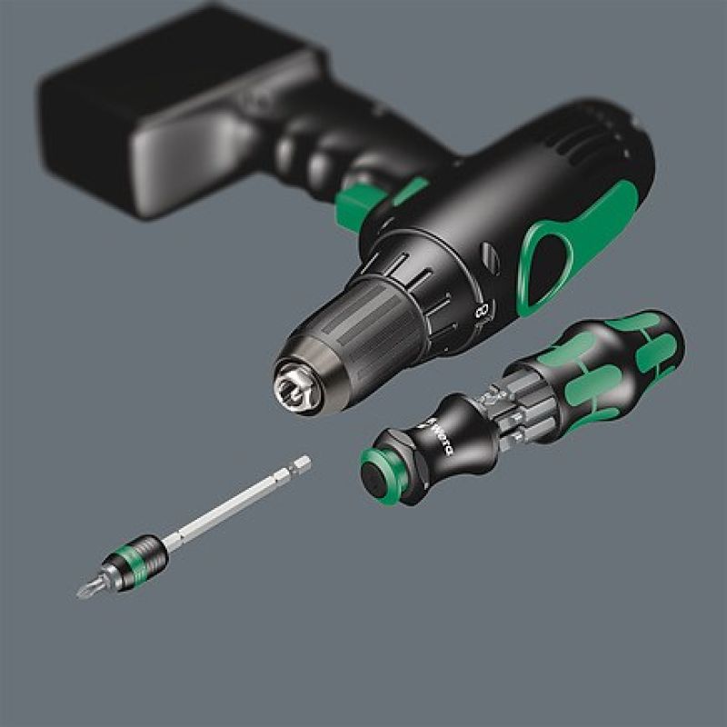 HANDLE WITH BIT HOLDER 1/4' WITH MAGNET + 6 BITS Odzież ochronna i BHP/Rękawice Your Sports Performance