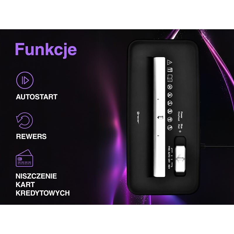TRACER EDGY10L SHREDDER Urządzenia biurowe/Niszczarki Your Sports Performance
