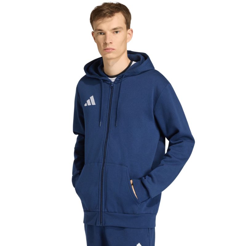 Men's adidas Entrada 26 FZ Hoody navy blue KF5946 To be categorized Your Sports Performance
