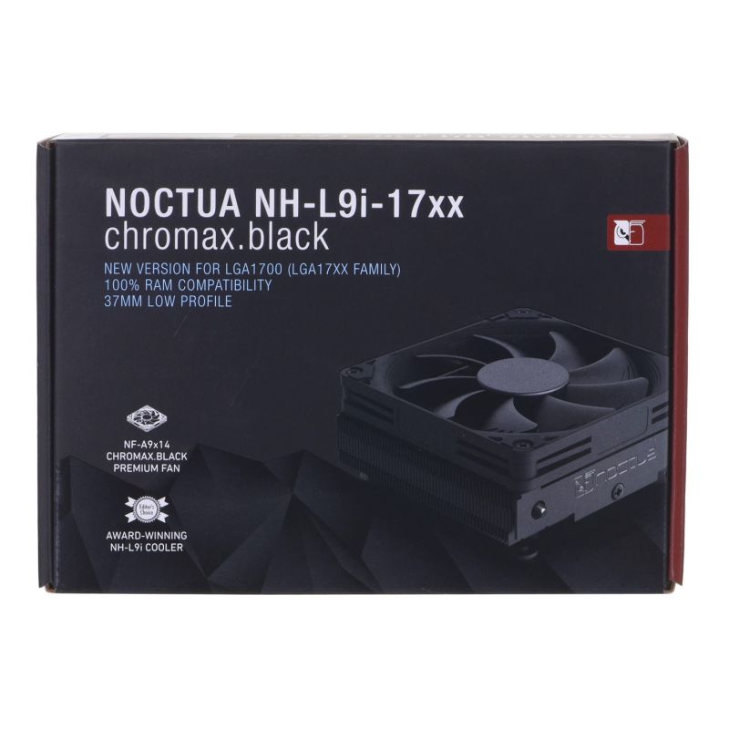 NOCTUA NH-L9i-17xx Chromax Black CPU Cooler Chłodzenie/Chłodzenie CPU Your Sports Performance