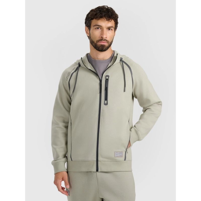 Men's zip-up hooded sweatshirt 4F 4FRAW25TSWSM2456-47S *Kategoria tymczasowa Your Sports Performance