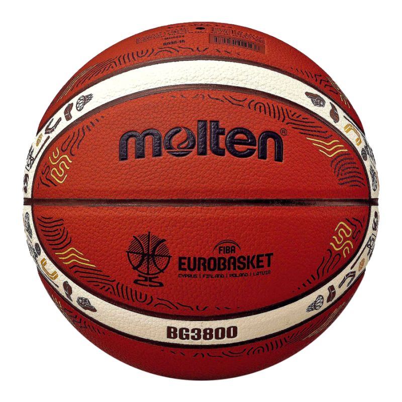 Molten Eurobaset 2025 Replica Basketball B7G3800-E5Z Accessories/Balls/Basketball Your Sports Performance