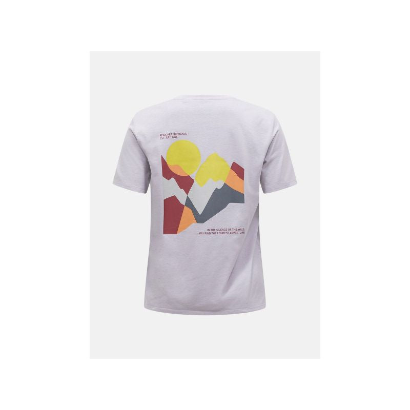 PEAK PERFORMANCE W Explore Graphic Tee for Women in Gray