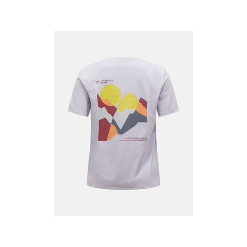 PEAK PERFORMANCE W Explore Graphic Tee for Women in Gray