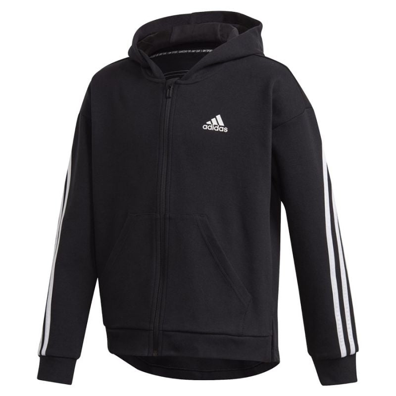 Sweatshirt adidas G 3S FZ HD Jr GE0950 Clothing/Lifestyle Adidas