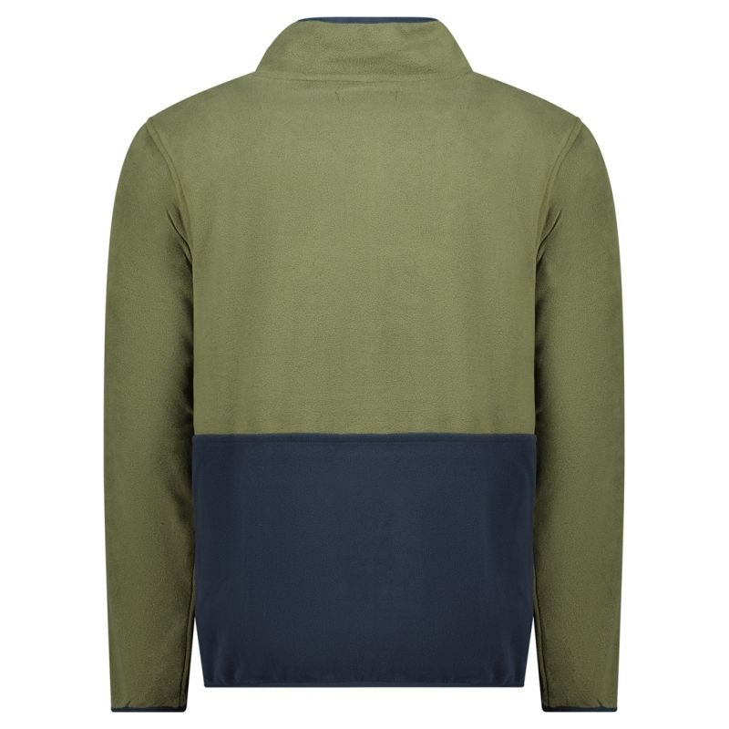 Geographical Norway Men's Fleece Touki Fz Kaki Db Men 233 kaki (WZ6702H/GN-Kaki) Geographical Norway