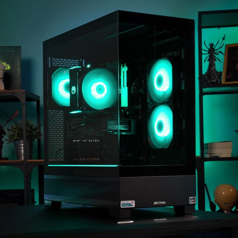 Actina View 5600X/32GB/1TB/RTX5060/600W Komputery/Komputery Gaming Actina Your Sports Performance