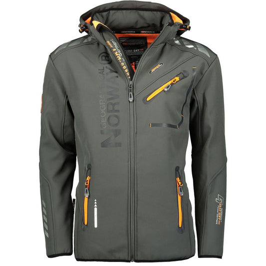 Geographical Norway Softshell Jacket Royaute DB 068 M WY8027H/GN/Dark Gray / Orange Clothing/Outdoor/Geographical Norway Your Sports Performance