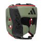 Adidas COMBAT 50 HG Boxing Headgear Black Olive In preparation Your Sports Performance