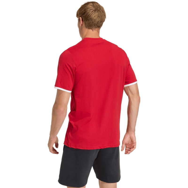Men's adidas Entrada 26 Tee red JZ6676 In preparation Your Sports Performance