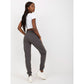 Dark gray melange basic jogger sweatpants (B-005.05) In preparation Your Sports Performance