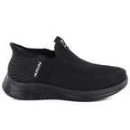 Women's slip-on black sports shoes Potocki BK01312 To be categorized Your Sports Performance