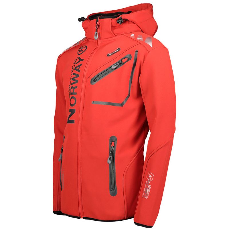 Geographical Norway Softshell Jacket Royaute 068 M WY3252H/GN/Red / Black Clothing/Outdoor/Geographical Norway Your Sports Performance