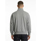 Calvin Klein Zip Fleece Hoodie Logo Tape Grey Heather - LZ04RE285G-P7E
