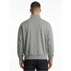 Calvin Klein Zip Fleece Hoodie Logo Tape Grey Heather - LZ04RE285G-P7E Calvin Klein