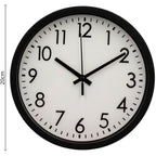 PP WALL CLOCK 20CM BLACK Home and Garden/Equipment Your Sports Performance