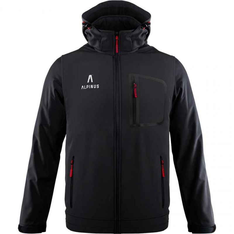 Softshell jacket Alpinus Stenshuvud black BR43371 Clothing/Outdoor/Alpinus Your Sports Performance