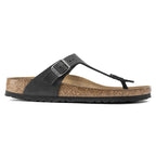 Birkenstock Gizeh NU Oiled Black Regular Women's/Men's Flip-Flops Oiled Leather for Wide Feet (0845251) Footwear/Lifestyle/Birkenstock/Japonki Birkenstock