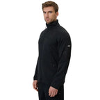 Men's fleece 4F M443 deep black melange 4FWSS26TFLEM443 20M