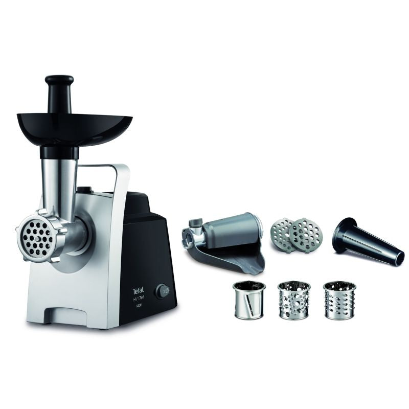 Tefal HV1 NE1098 Meat Grinder 1400W Black, Silver AGD - Produkty/Maszynki do mielenia Your Sports Performance
