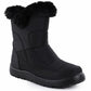 Women's flat insulated snow boots black Potocki KI24322 To be categorized Your Sports Performance