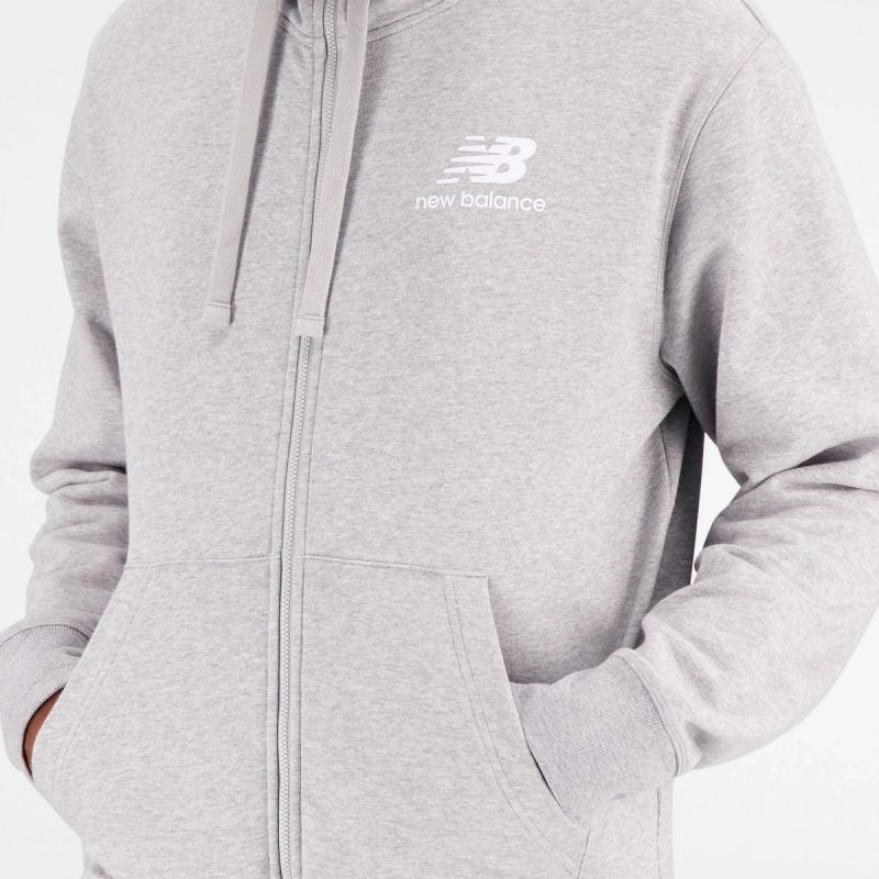 New Balance Essentials Stacked Logo Fren BK M MJ31536AG sweatshirt Clothing/Lifestyle/New Era New Balance
