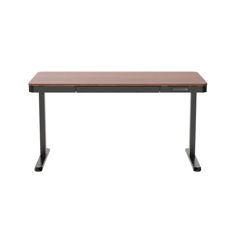 Activejet ET119W-C Electric Height Adjustable Desk, Black/Walnut. Tabletop dimensions: 140 x 70 cm. Biurka/Biurka nowoczesne Your Sports Performance