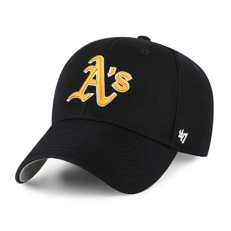 47 Brand Oakland Athletics Raised B-MVP18WBV-BKG Cap Clothing/Lifestyle/47 Brand Your Sports Performance