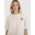Women's oversize printed T-shirt 4F 4FWSS25TTSHF1993-11S *Kategoria tymczasowa Your Sports Performance