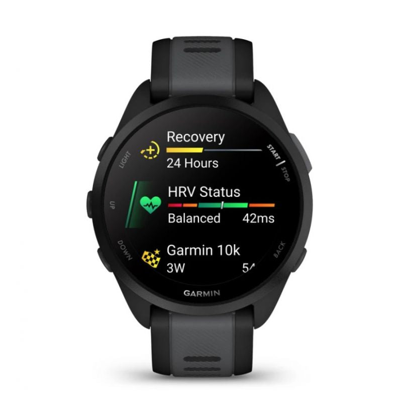 Garmin Forerunner 165 Black / Slate Gray Watch 43 mm 010-02863-20 Akcesoria sportowe i turystyczne/Zegarki sportowe Your Sports Performance