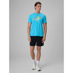 Men's regular printed T-shirt 4F 4FRSS26TTSHM4305-33S