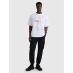 Men's oversized printed T-shirt 4F 4FRAW25TTSHM3257-10S 4f