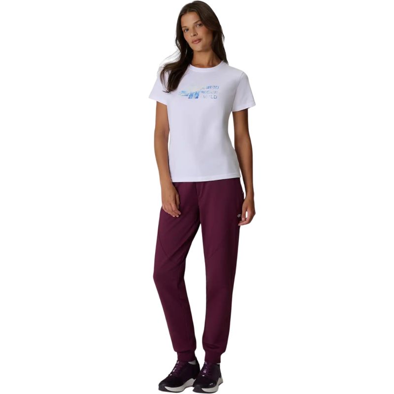 Women’s T-Shirt 4F F3496 White 4FWAW26TTSHF3496 10S