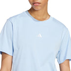 adidas Essentials Small Logo Women's T-Shirt Light Blue JY4962