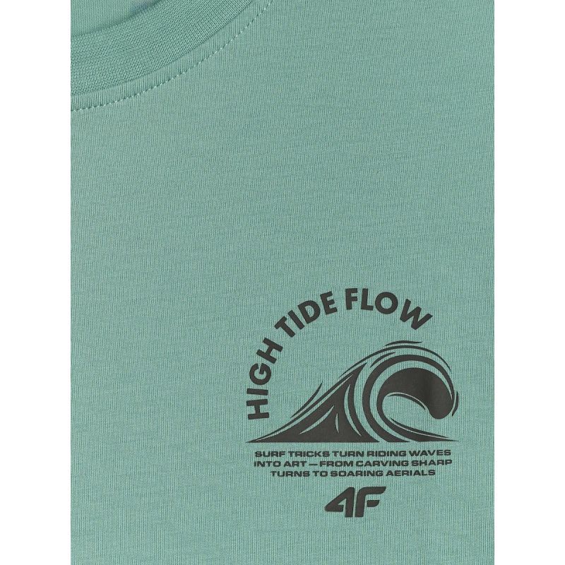 Men's relaxed T-shirt with print 4F 4FRSS26TTSHM4296-47S
