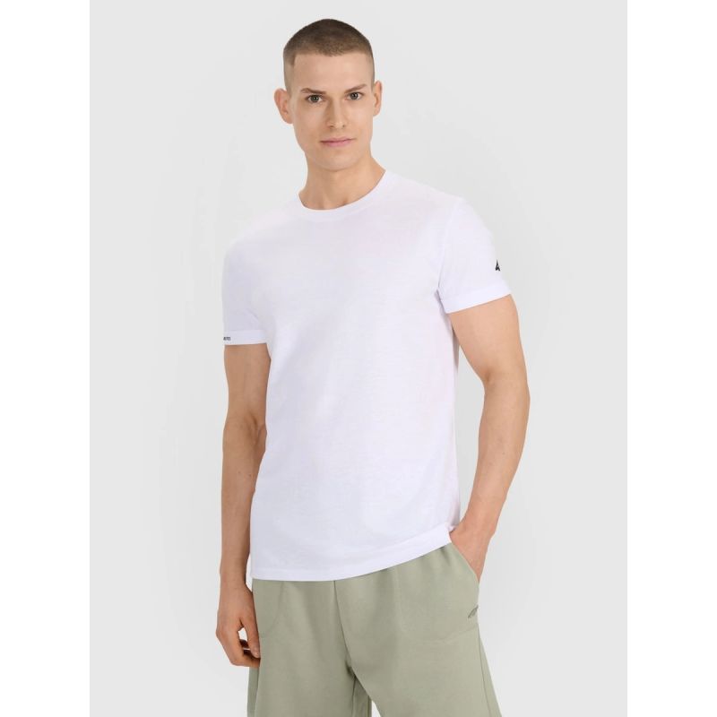 Men's regular plain T-shirt 4F 4FRSS25TTSHM3041-10S 4f