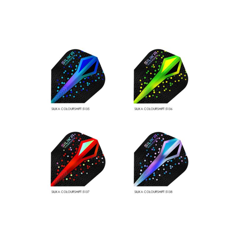 Harrows Silika Colourshift Feathers Accessories Your Sports Performance