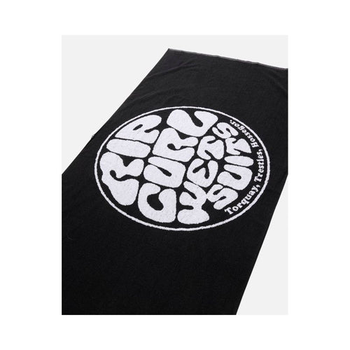 RIP CURL Logos Towel Black Beach Towel