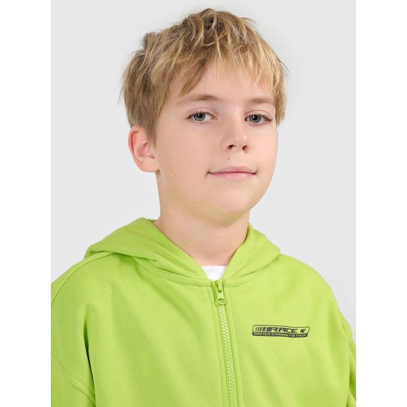 Boys’ Loose-Fit Hooded Sweatshirt 4F 4FJRSS26TSWSM2817-45S