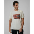 Men's regular printed T-shirt 4F 4FRSS26TTSHM4238-11S