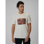 Men's regular printed T-shirt 4F 4FRSS26TTSHM4238-11S