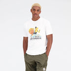 New Balance Hoops Cotton Jersey Short Wt M MT31589WT Clothing/Lifestyle/T-shirts/New Balance New Balance