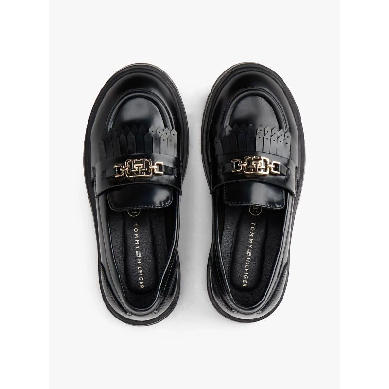 Tommy Hilfiger women's loafers LOW CUT SHOE T3A4-34011-1453999 999 BLACK WD