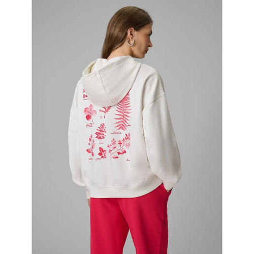 Women's loose sweatshirt with hood 4F 4FRSS26TSWSF2836-11S 4f