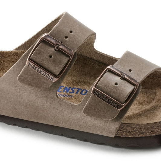 Birkenstock Arizona Soft Footbed Oiled Leather Tabacco Brown Narrow Women's/Men's Slides (0552813) Footwear/Lifestyle/Birkenstock/Klapki/chodaki Birkenstock